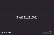 2017 Acura RDX Owners Manual User Guide Reference Operator Book Fuses
