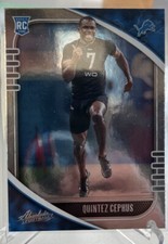 2020 Panini Absolute - Rookie #187 Quintez Cephus Detroit Lions