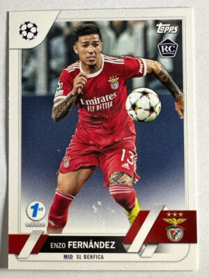 2022-23 Topps UEFA UCL 1st Edition SL Benfica Enzo Fernandez RC
