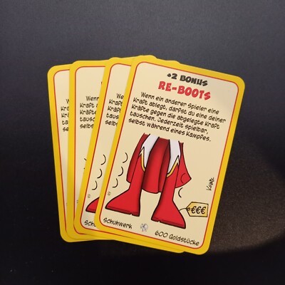 Promokarte Super-Munchkin ''Re-Boots +2 Bonus''