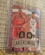 2019-2020 Panini Illusions Career Lineage Giannis Antetokounmpo SSP #11
