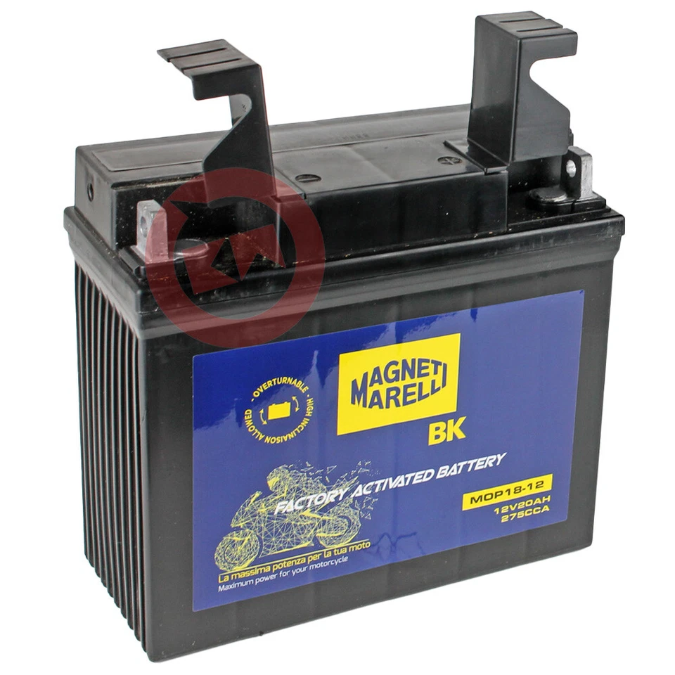 MAGNTI MARELLI MOP18-12 BATTERY = YUASA 51913 BMW R 100 R (247) 1994 - Image 2 of 4