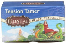 Celestial Seasonings Tension Tamer Herbal Tea Caffeine Free 20 Tea Bags