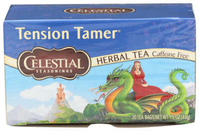 Celestial Seasonings Tension Tamer Herbal Tea Caffeine Free 20 Tea Bags