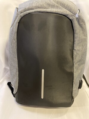Anti theft laptop backpack gray/black see pictures for details Néw