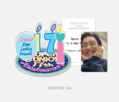 SUPER JUNIOR 17th Anniversary OFFICIAL MD Acrylic Stand & AR Voice