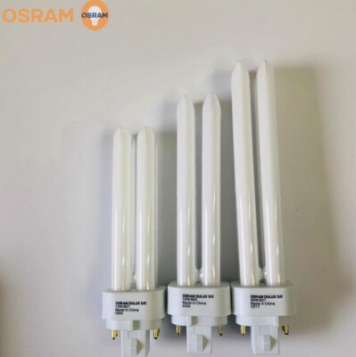 2x OSRAM DULUX D/E 18W/827 2700K Warm 18W/840 4000K White 18/865 6500K 4pin Lamp