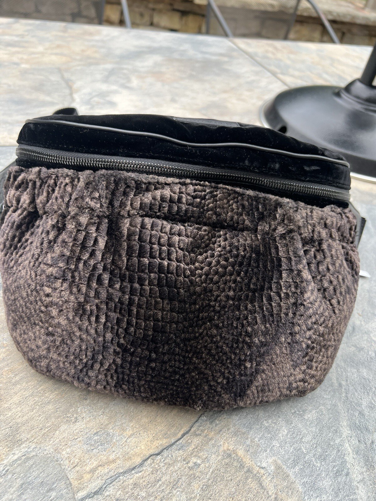 Emporio Armani Medium Crossbody / Bum / Waist Bag Velvet Snake Sold Out NEW image 5