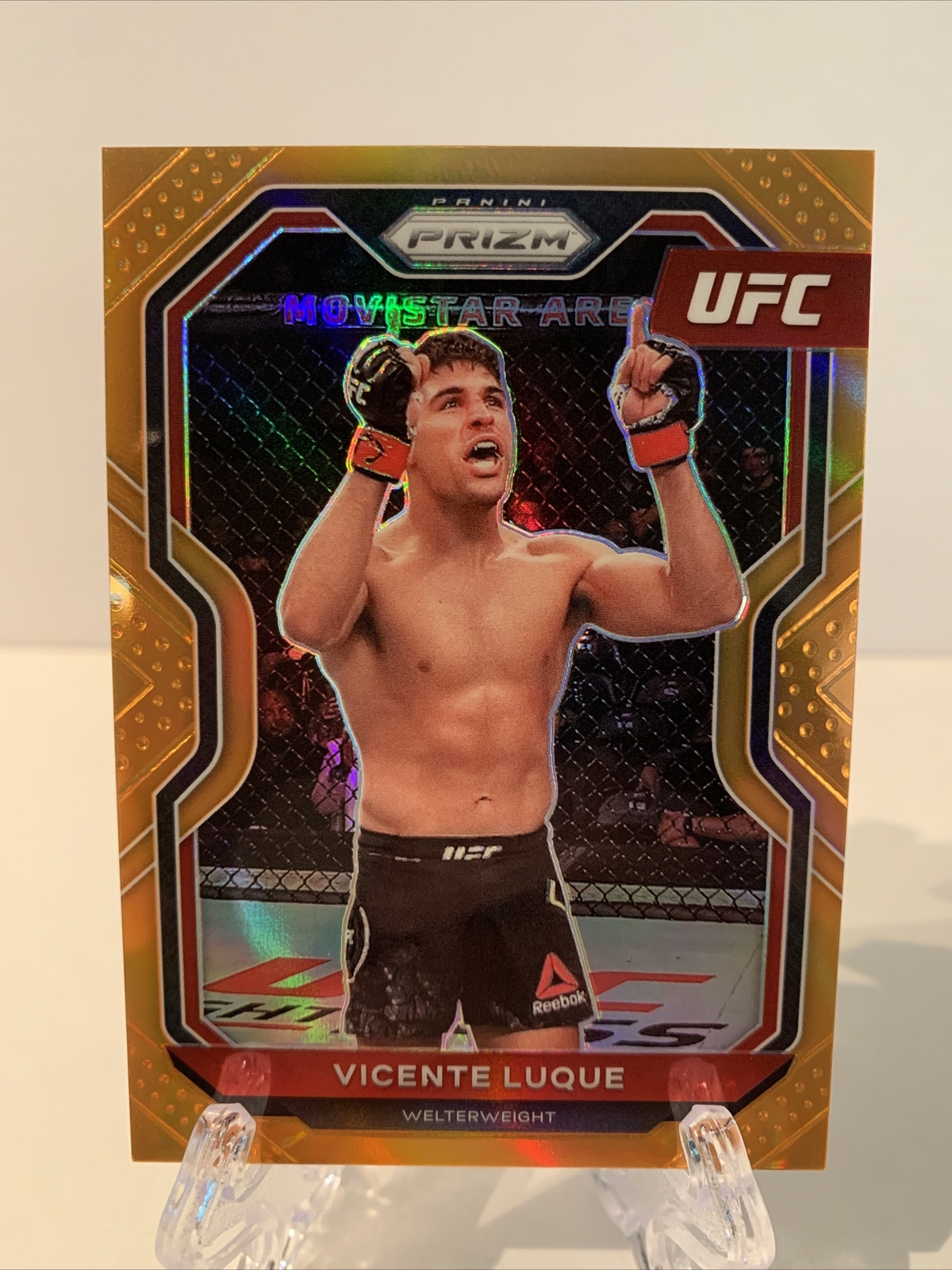 2021 Panini Prizm UFC Vicente Luque Orange Prizm 84/99