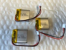 lots of 3 -3.7v Lipo Cells 582728 400mah Polymer Rechargeable Battery