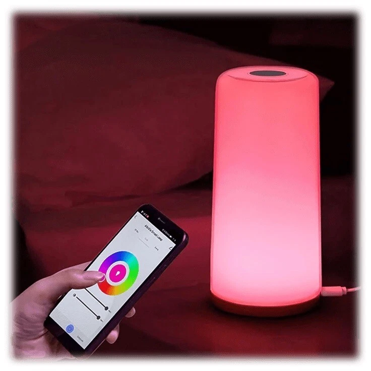 Smart Touch Sensor Lamp With Alexa & Google Home + User Manual Desk Light - Image 4 of 4