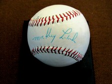 MICKEY LOLICH 1968 WS MVP DETROIT TIGERS SIGNED AUTO VTG WILSON BASEBALL JSA  