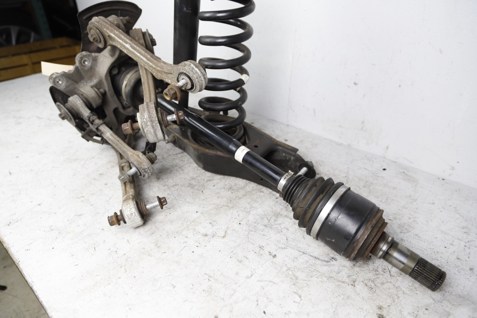2014-2020 Maserati Ghibli Rear Right Knee Suspension Spindle Axle Shaft Arms 82k