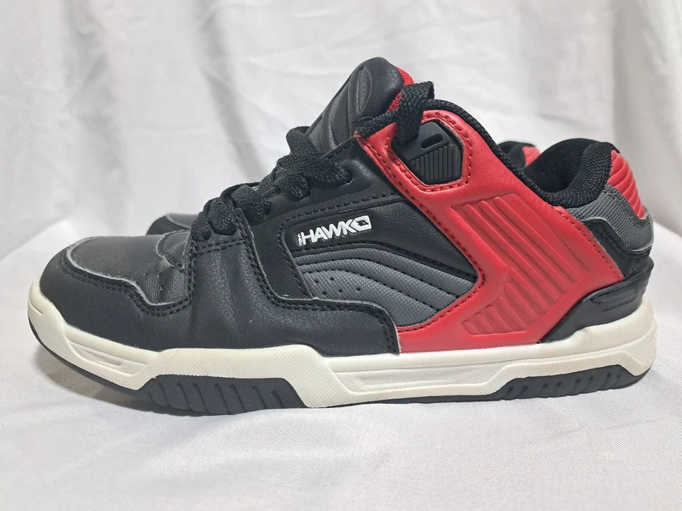 Hawk Shoes Low 17 Shoes Sneakers Size 4 Youth Red W/ Black Tony Hawk - Изображение 3 из 4