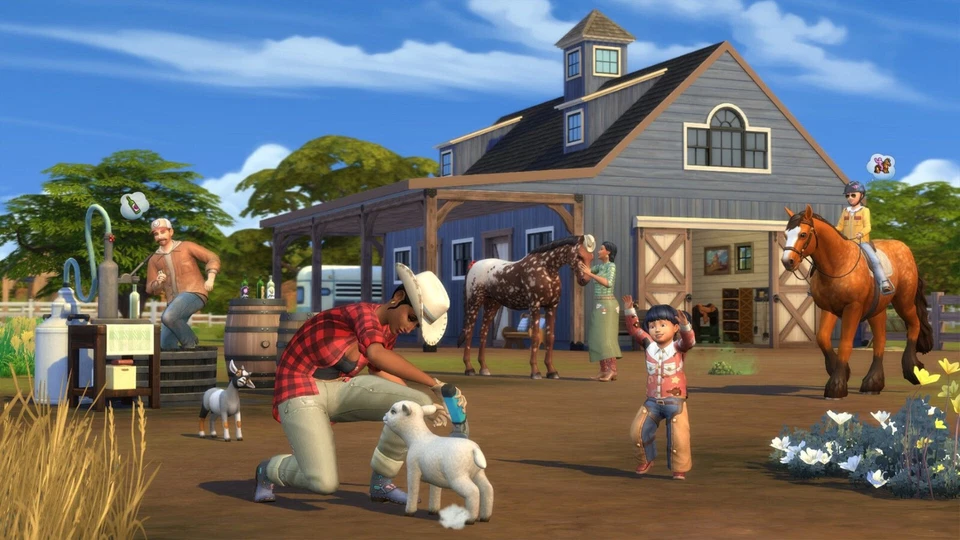 Die Sims 4 Pferderanch-Erweiterungspack (PC, 2023, Nur EA APP Key Download Code) - Bild 2 von 4