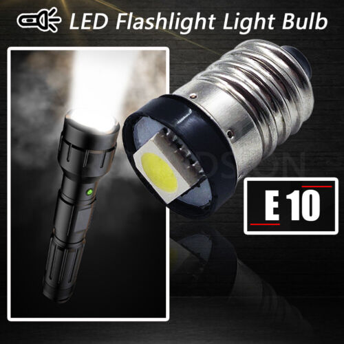 2PCS E10 5050 LED Screw Base Replace Light Torch Flashlight Bulb Lamp 6V White - Picture 3 of 7