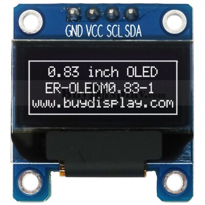 96x39 Pixel 0.83 inch Small OLED Display Module I2C for Arduino