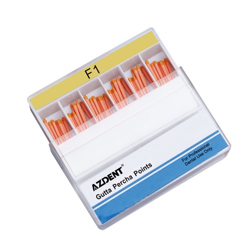 AZDENT Dental Endo Gutta Percha Points Root Canal Obturation GP0.04/.06 F1 F2 F3 - Picture 42 of 51