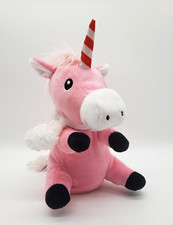 Gemmy Unicorn We Wish You Merry Christmas Music Animated Plush Sing Pink VIDEO