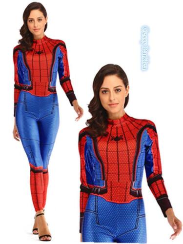 SN-G1-1 Spider-Man Spider Girl Lycra Jumpsuit Womens Marvel Book Week Costume - Zdjęcie 1 z 8