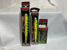 3 Vtg Rapala Husky Jerk Fishing Hooks HJ 14 HJ 12 CD7 SMN Original pkg