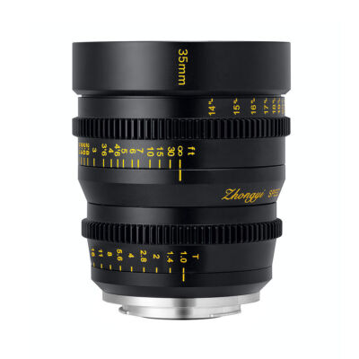ZHONGYI Cinema Lens 35mm T1.0 APS-C for Canon EOS-R,Sony E