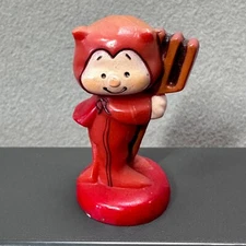 Vintage Hallmark Merry Miniature Halloween Red Devil Boy Figurine 1974 70s