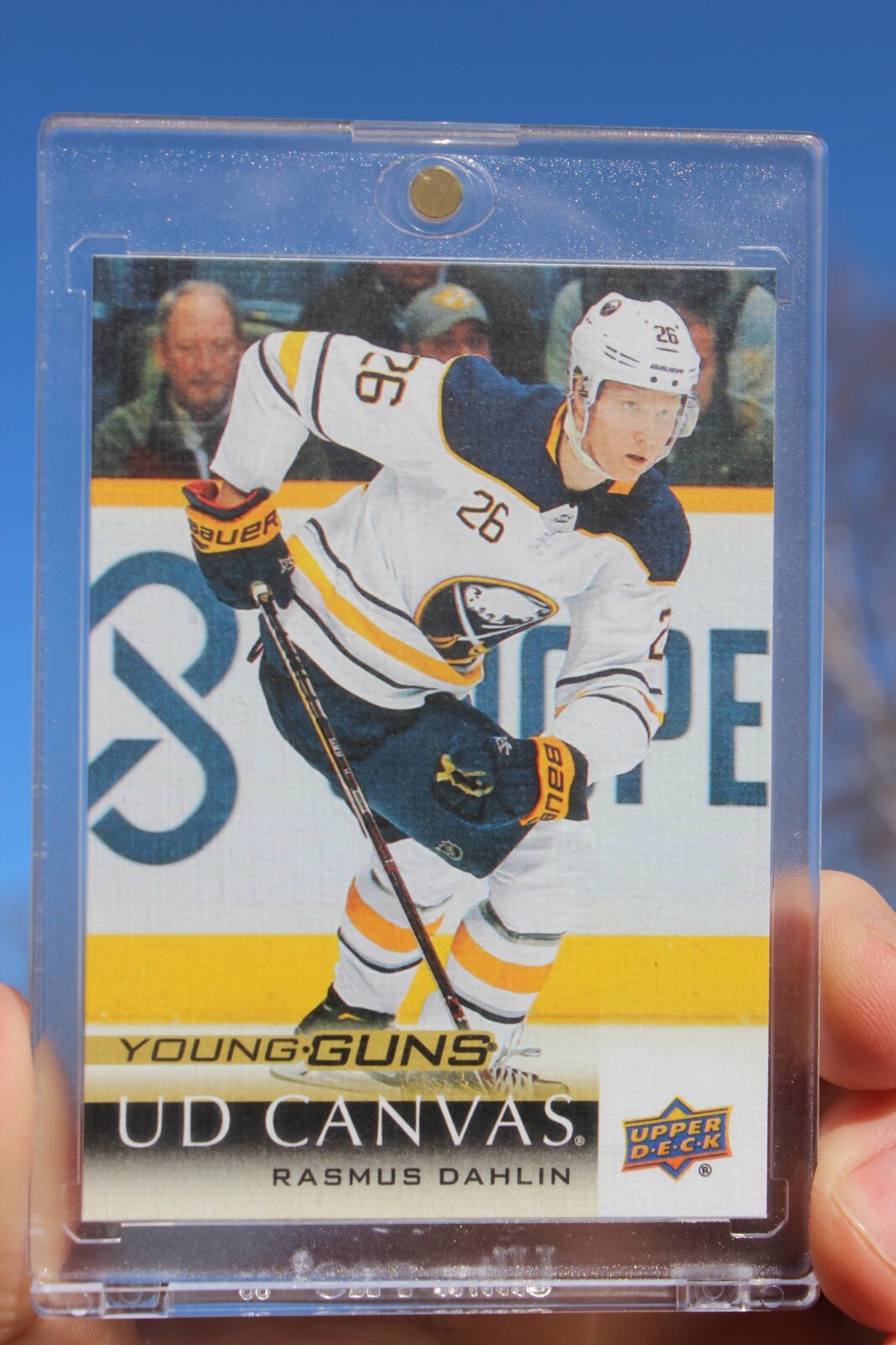 2018-19 Rasmus Dahlin UD YG Young Guns Canvas #C239 Rookie RC Buffalo Sabres