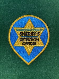 MARICOPA COUNTY SHERIFF ARIZONA AZ DETENTION OFFICER POLICE PATCH
