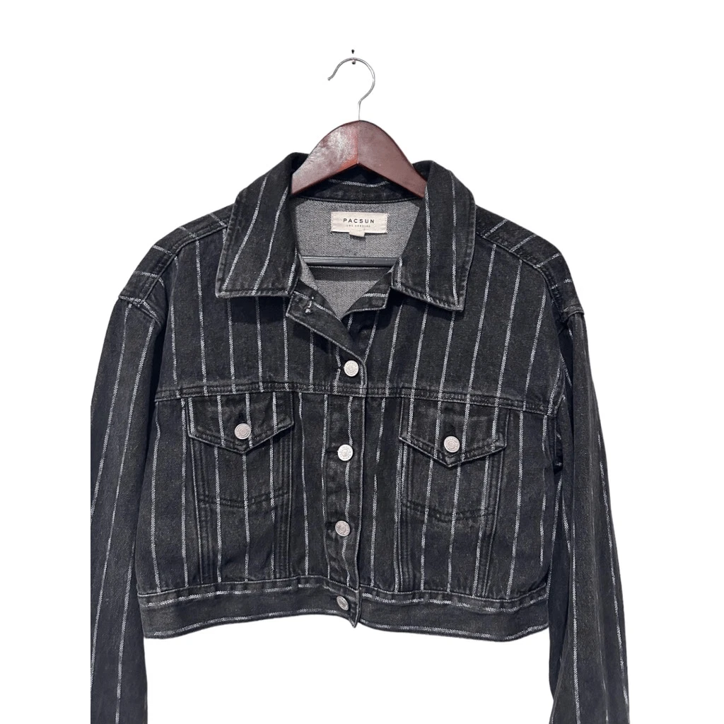 Black jean 2025 jacket pacsun