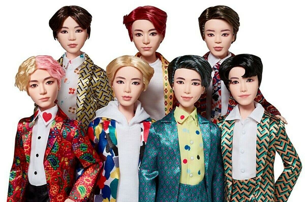 DAMAGED BOX Bangtan BTS Idol 7 Doll Set Suga Jimin RM J-Hope DAMAGED BOX Bangtan BTS Idol 7 Doll Set Suga Jimin RM J-Hope