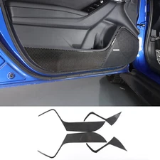 Car Inner Door Anti-Kick Panel Trim Carbon Fiber Sticker For Subaru WRX 2021-23