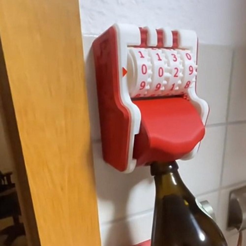 NEU Theken Flaschenöffner Wandmontage Bar Bier Soda Dosenöffner mit präziser Anzahl - Bild 6 von 12