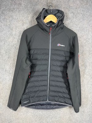 Berghaus Jacke Herren Größe M schwarz grau Hydroloft isoliert Hybrid Outdoor