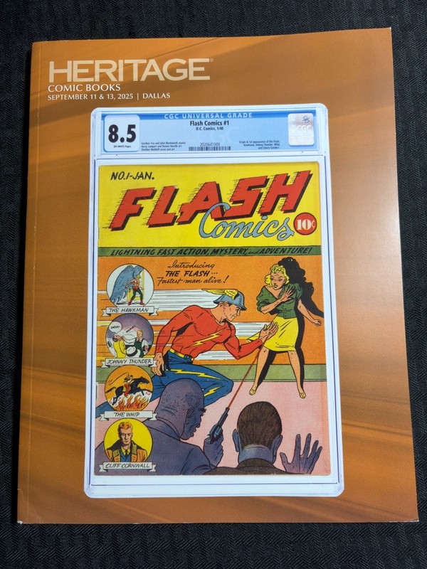 2025 Sept 11-13 HERITAGE 232pg Auction Catalog #7423 FVF 7.0 Comic Books