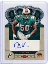 2012 Crown Royale Rookie Signatures 212/245 Olivier Vernon Auto RC NICE L@@K!