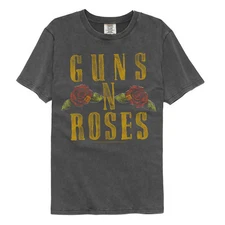 Guns N' Roses Logo And Roses Pepper Comfort Colors Music Shirt