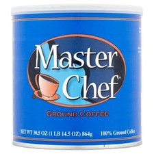 Master Chef Ground Coffee, 30.5 oz Free shipping Fast delivery NEW 6.76 per pound