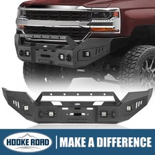 Front Bumper For 2016 2017 2018 Chevy Silverado 1500 Pickup Trucks Full Width