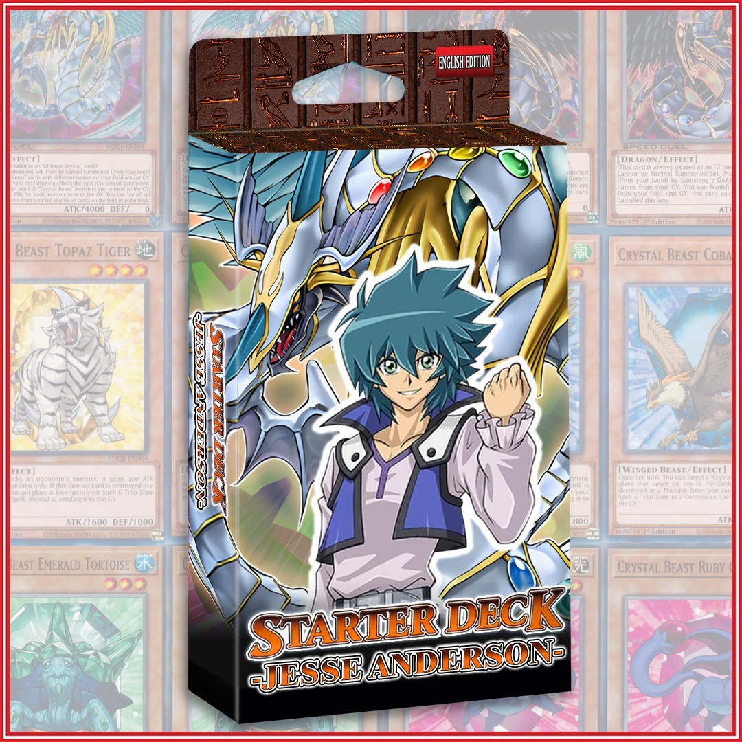 JESSE ANDERSON CRYSTAL BEAST DECK 44 | Rainbow Dragon Pegasus Ruby