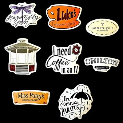 Gilmore Girls Choose From 8 Stickers Miss Pattys I Need Coffee Luke's etc