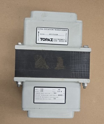 Topaz Ultra-Isolator Line Noise Suppressor 0211T35SR 2.5 KVA, 0.005pf 120V 