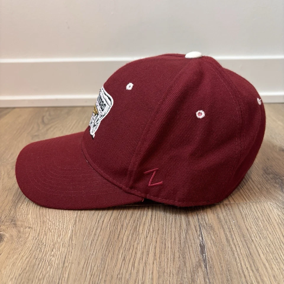 Zephyr De Colección Para Hombre Oklahoma Sooners Vagón Mezcla de Lana Sombrero Ajustado Carmesí Talla 7 1/4 Foto 2 de 4