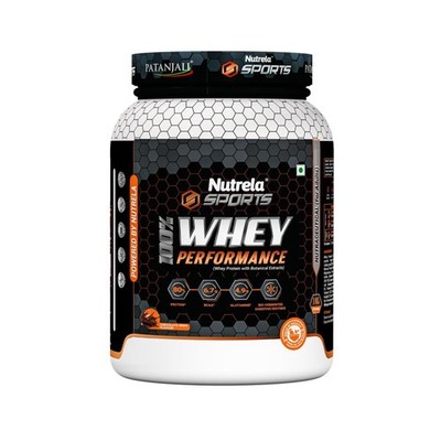 NUTRELA Sports Patanjali Whey Protein 1kg | 1 Scoope | 24g Protein