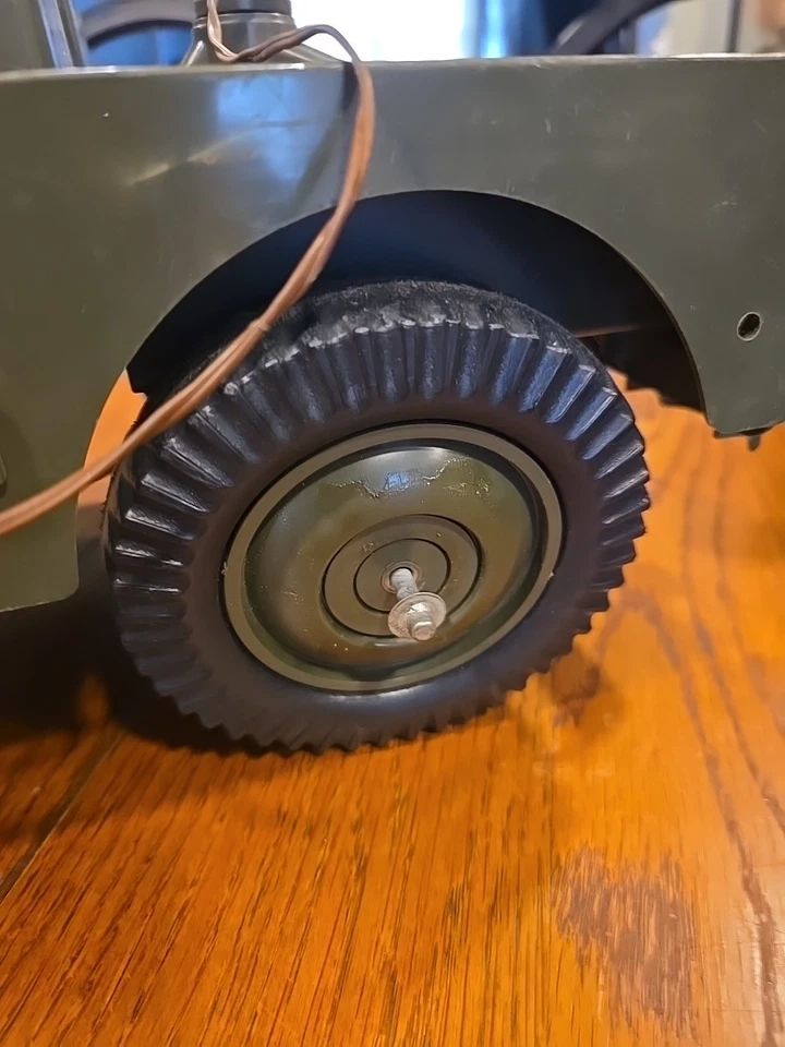 2 piezas de figura de cañón reflector remolque Jeep Hasbro GI Joe 1965 vintage 7000 Foto 3 de 4