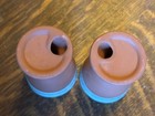 2 Now Designs Terracotta Egg Cups Glazed Rim Of Sage Green — photo 4