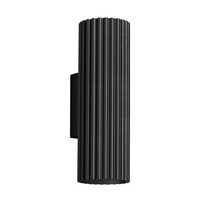 Wandleuchte Up Down Schwarz Schlafzimmer GU10 2 Flammig B:6,5 Cm Wandlampe Flur