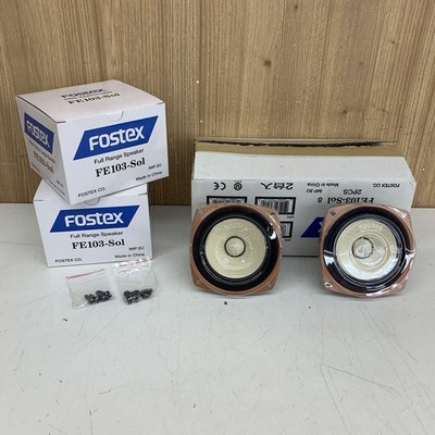 FOSTEX FE103-Sol 16Ω Full Range Speaker 2Piece Limited Mode Tested