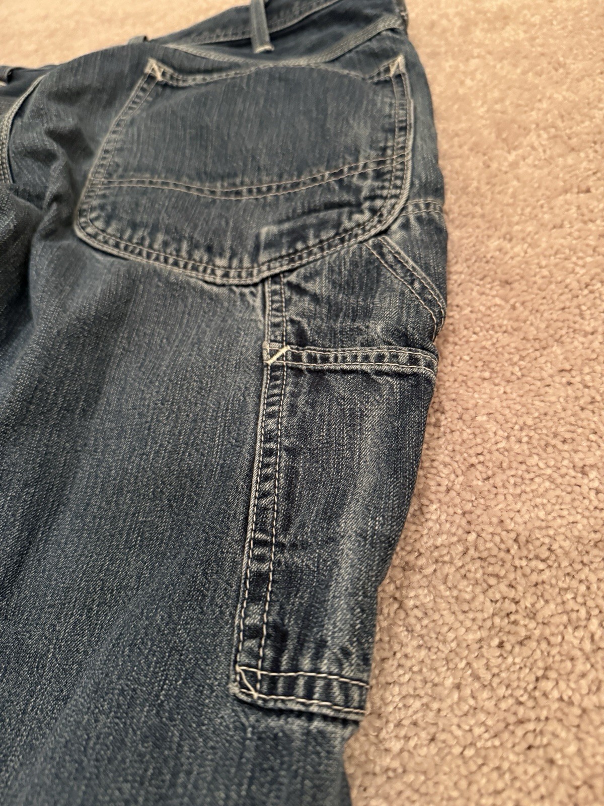 Vintage LEE Workwear Carpenter Denim Pants Japan 30x33 thumbnail 3