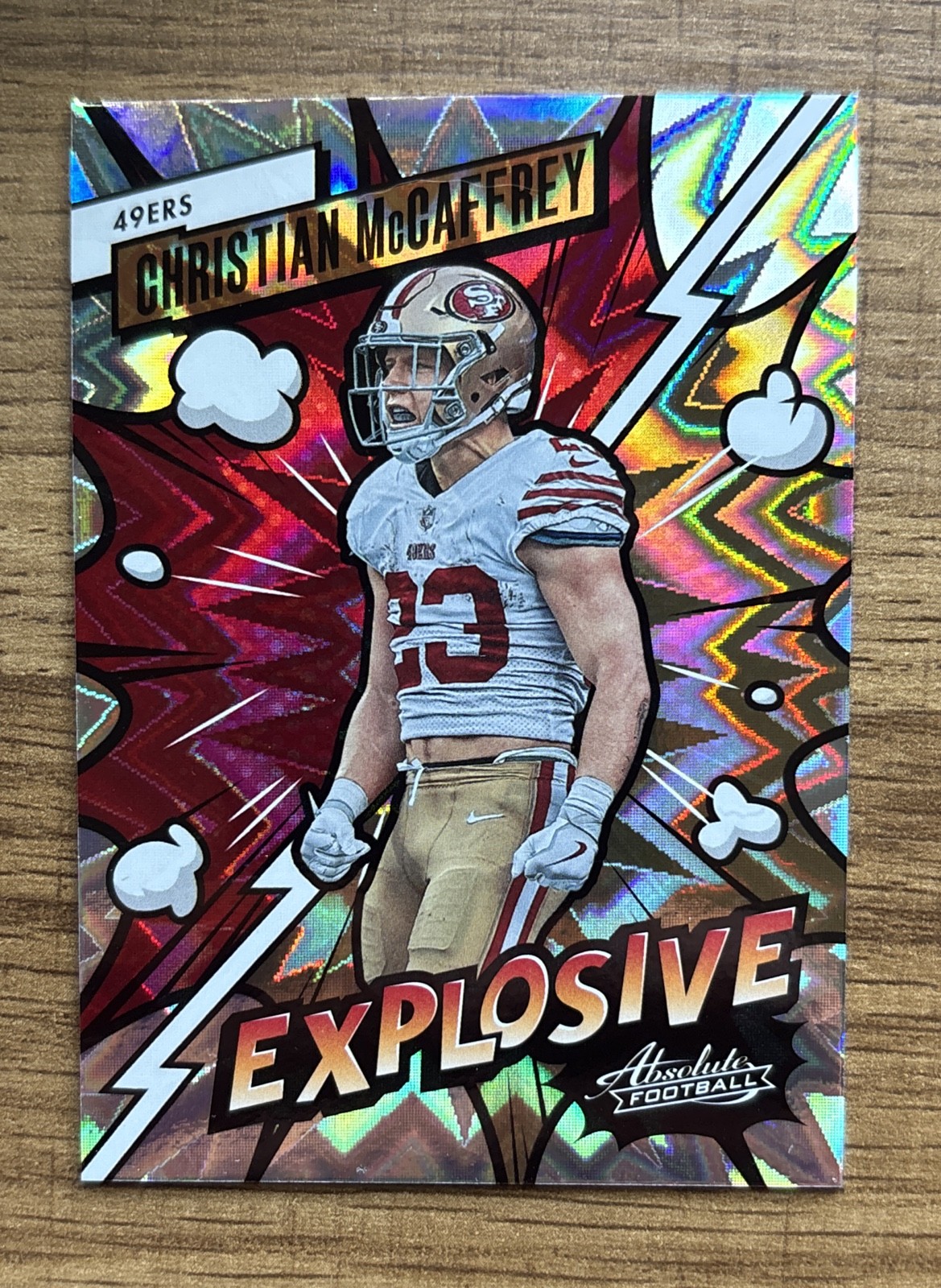 2023 Panini Absolute - Explosive Christian McCaffrey #23